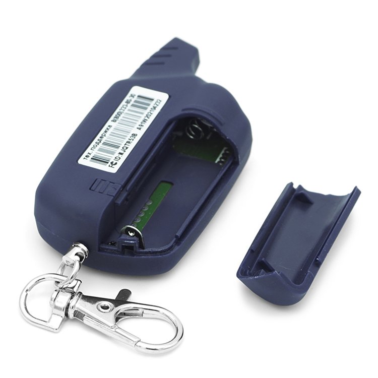 Star Line A61 Key Chain LCD Remote Control Russian Anti-theft System Two-way Car Alarm